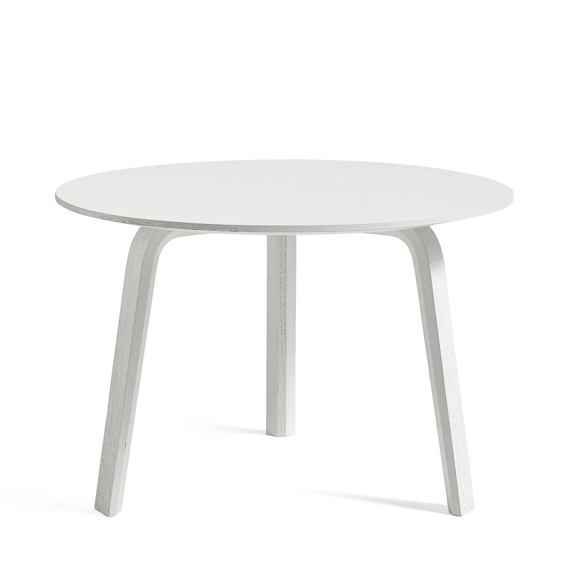 HAY - Bella Couchtisch | Ø 60 x H 39 cm / Eiche weiß lackiert