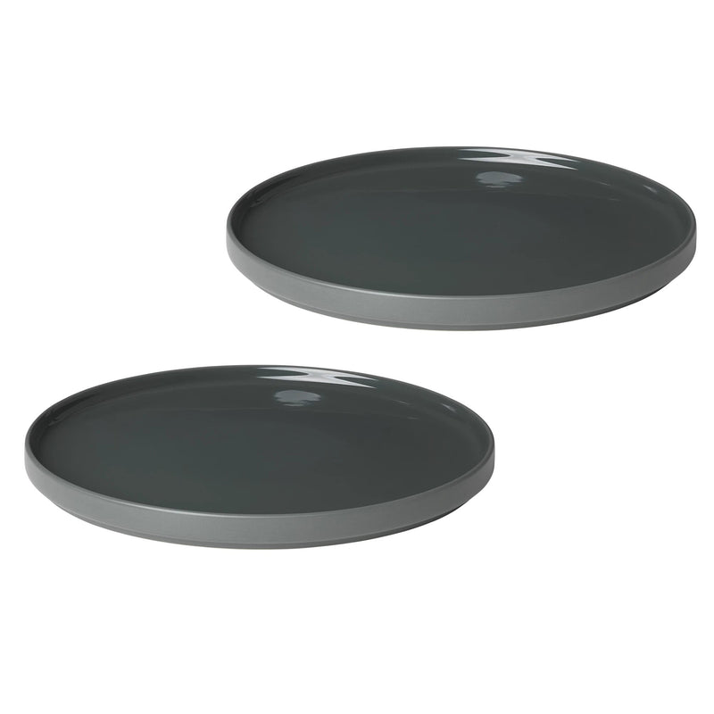 Blomus - Pilar Teller Set | flacher Teller / agave green