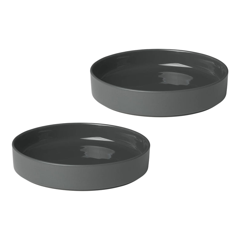 Blomus - Pilar Teller Set | tiefer Teller / agave green