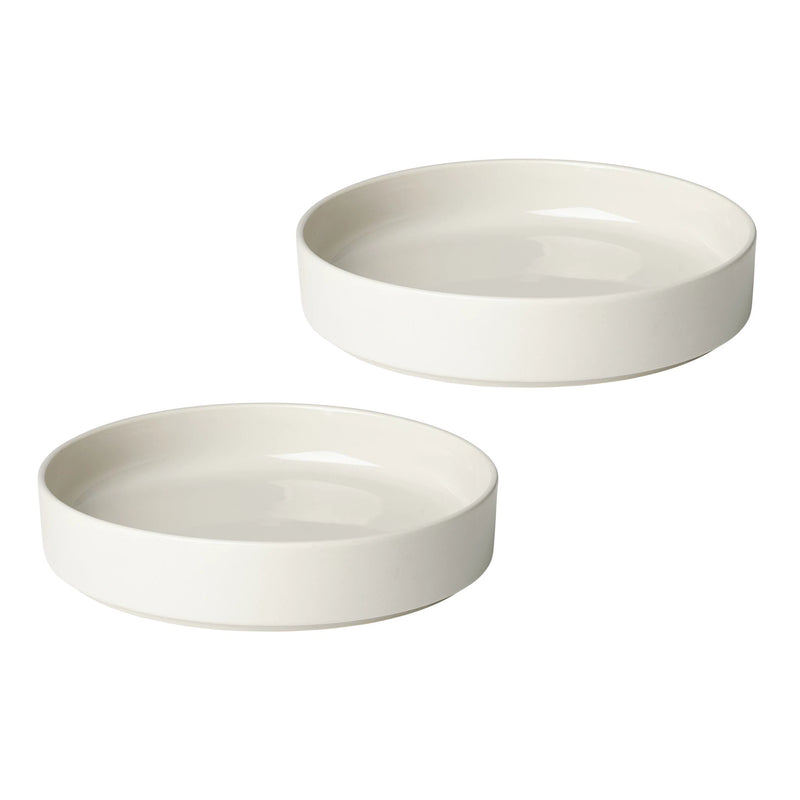 Blomus - Pilar Teller Set | tiefer Teller / moonbeam