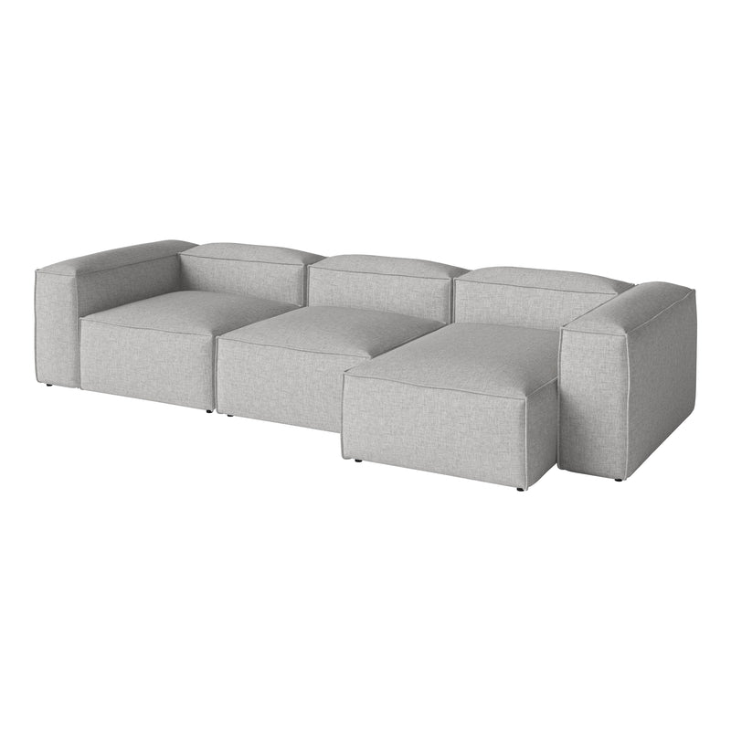 Bolia - Cosima Modulsofa mit großer Ecke | Nantes hellgrau / Chaiselongue rechts / 330 x 120 cm