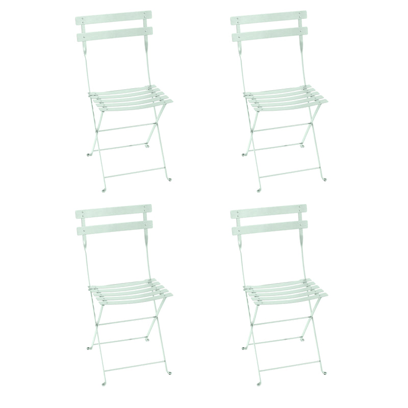 Fermob - Bistro Klappstuhl Metall (4er-Set) | 4er-Set / gletscherminze