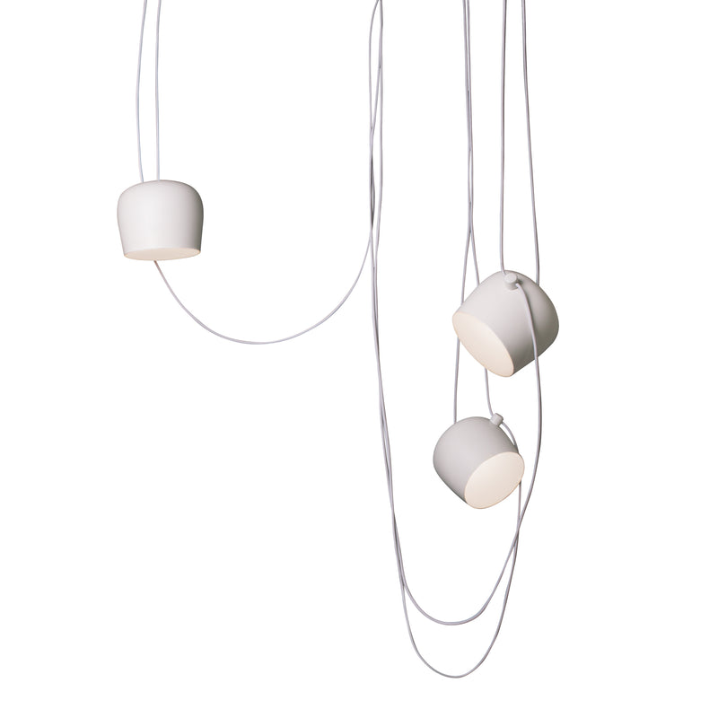 Flos - AIM Small LED-Pendelleuchte | triple / weiß