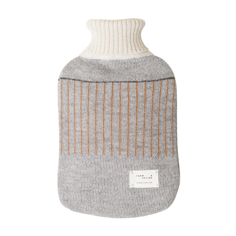 Form & Refine - Aymara Wärmflasche | gemustert grau