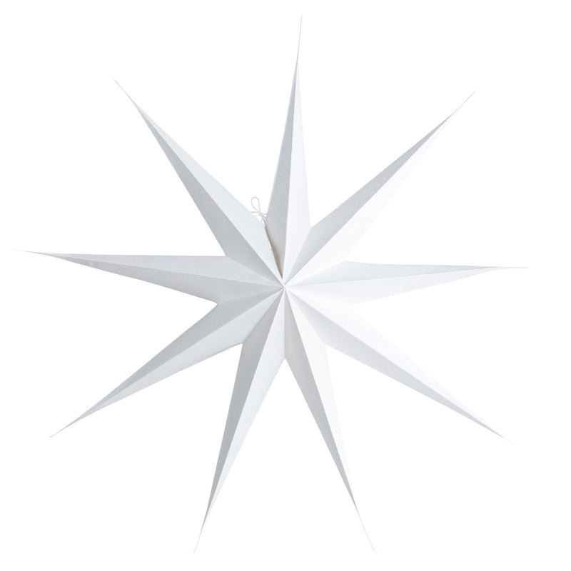 House Doctor - 9 Point Weihnachtsstern | Ø 87 cm / weiß