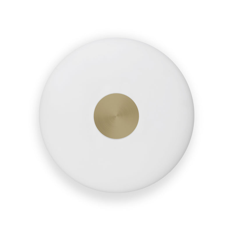 Northern - Glint LED Wandleuchte | Ø 36 cm / opalweiß/Messing