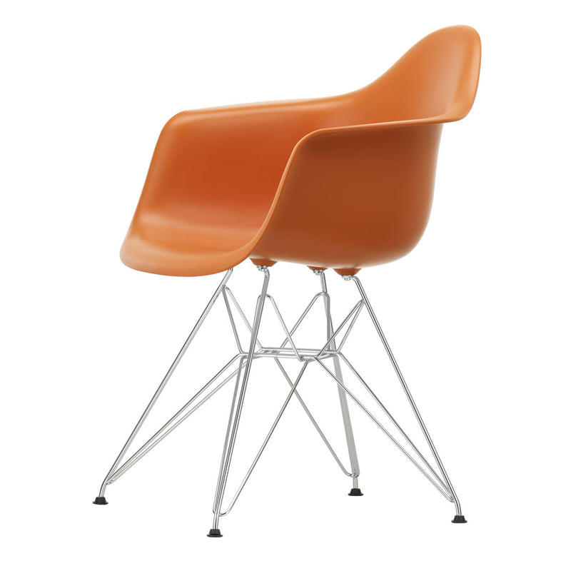 Vitra - Eames Plastic Armchair DAR RE | rostorange RE / verchromt