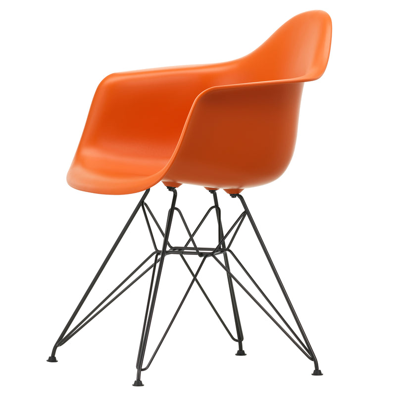 Vitra - Eames Plastic Armchair DAR RE | rostorange RE / schwarz