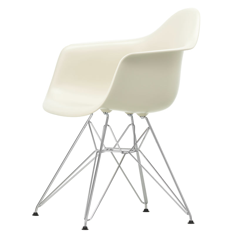 Vitra - Eames Plastic Armchair DAR RE | kieselstein RE / verchromt