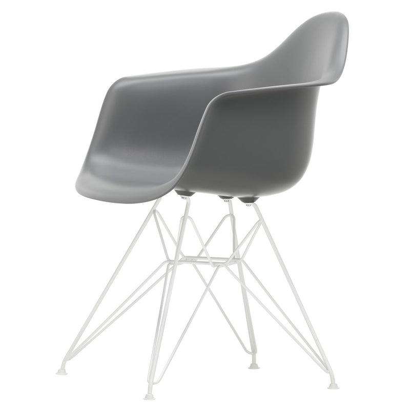 Vitra - Eames Plastic Armchair DAR RE | granitgrau RE / weiß