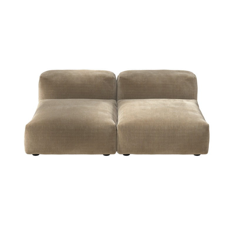 vetsak - Sofa Set 01 Medium | Cord Velours sand