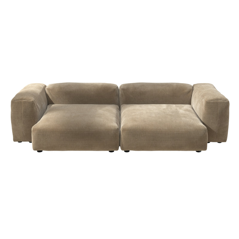 vetsak - Sofa Set 02 Extra Large | Cord Velours sand