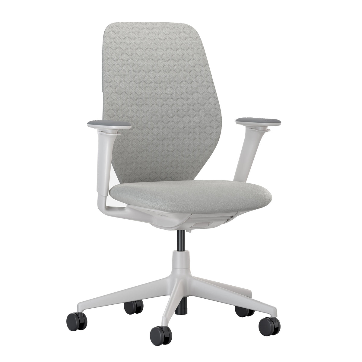 Vitra - ACX Soft Bürostuhl | Grid Knit stone grey / Quilted Knit stone grey