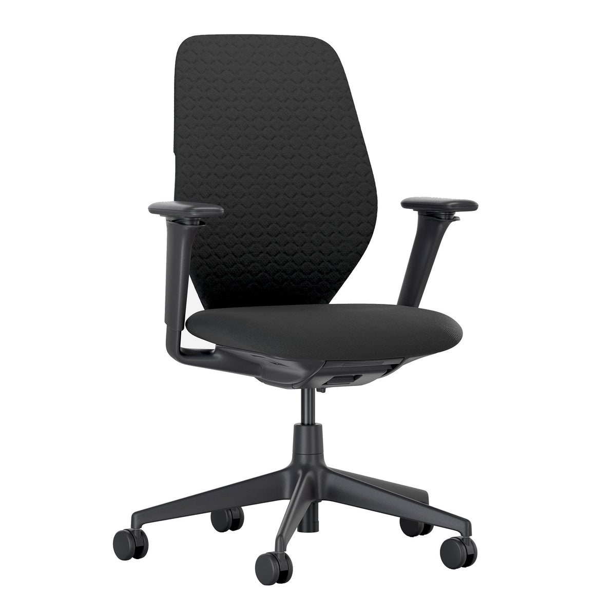 Vitra - ACX Soft Bürostuhl | Grid Knit nero / Quilted Knit nero