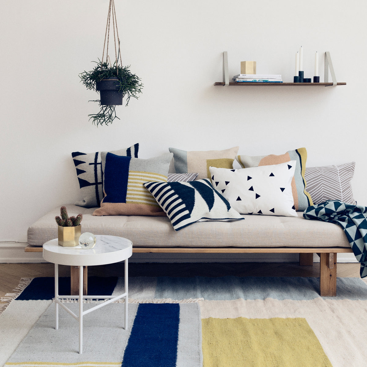 Ferm Living - Kelim Rug Squares | 80 x 140 cm / Quadrate