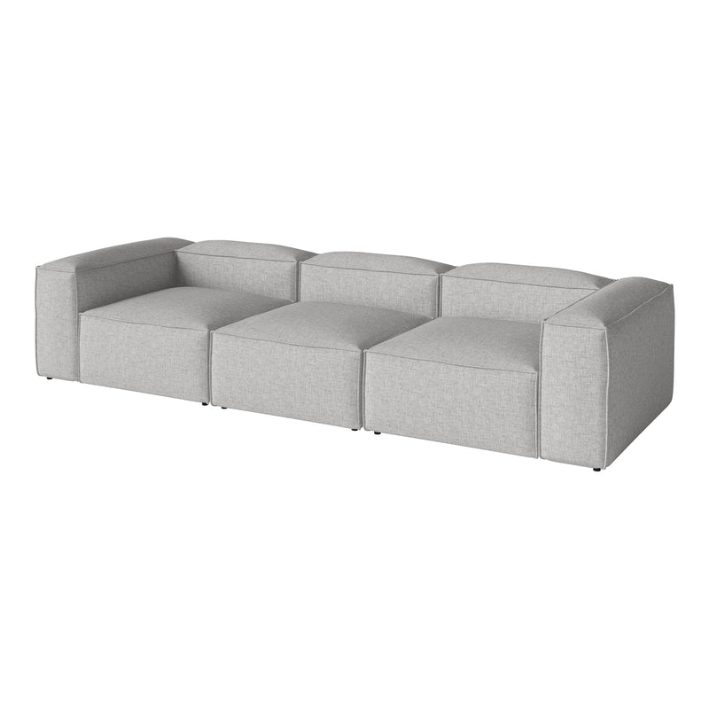 Bolia - Cosima Modulsofa mit großer Ecke | Nantes hellgrau / mit kleiner Ecke / 330 x 120 cm