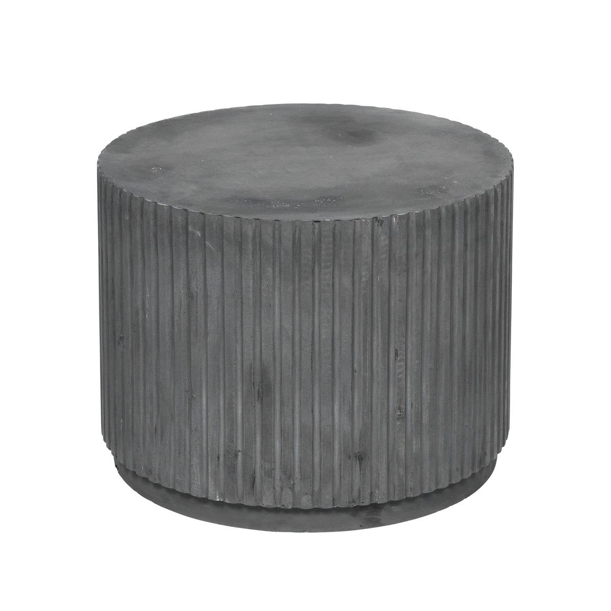 Broste Copenhagen - Rillo Beistelltisch | Ø 56 x H 42 cm / charcoal
