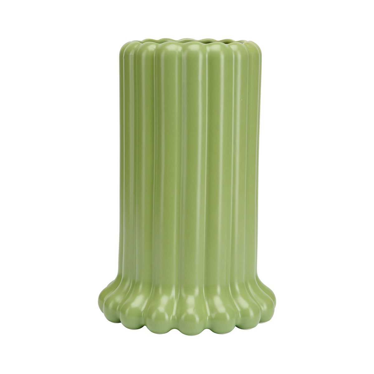 Design Letters - Tubular Vase | green tendril