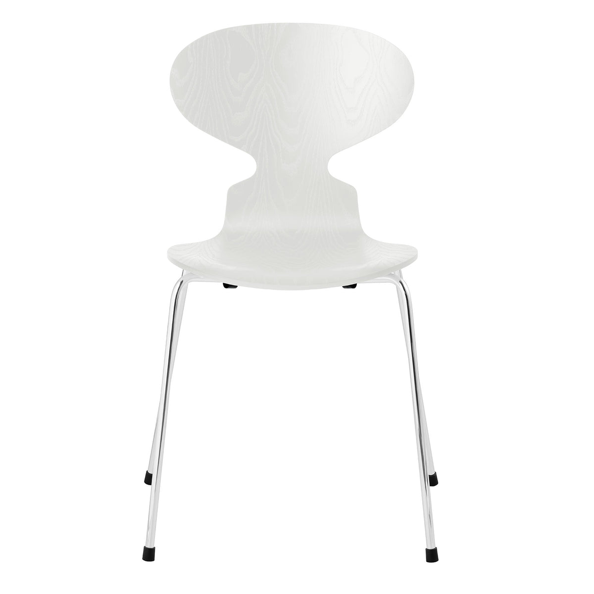 Fritz Hansen - Stuhl Ameise | weiß / verchromt