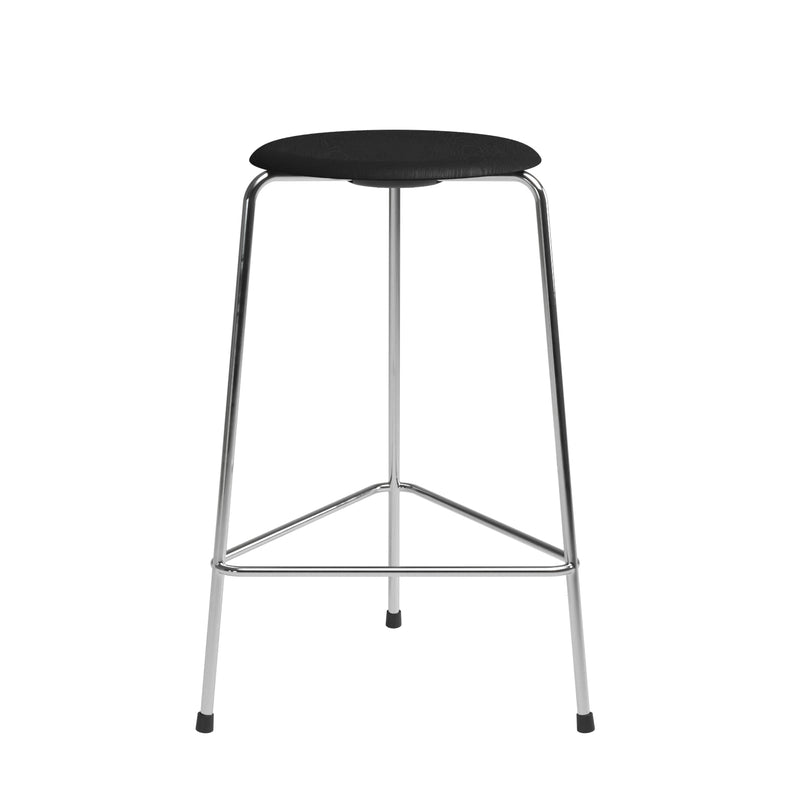 Fritz Hansen - Dot Barhocker | Esche schwarz / H 65 cm / 3 Beine