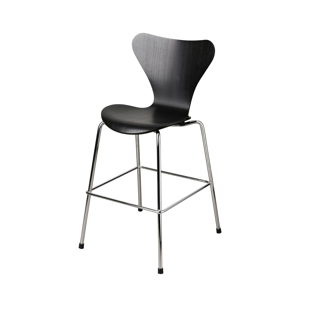 Fritz Hansen - Serie 7 Junior Stuhl | schwarz