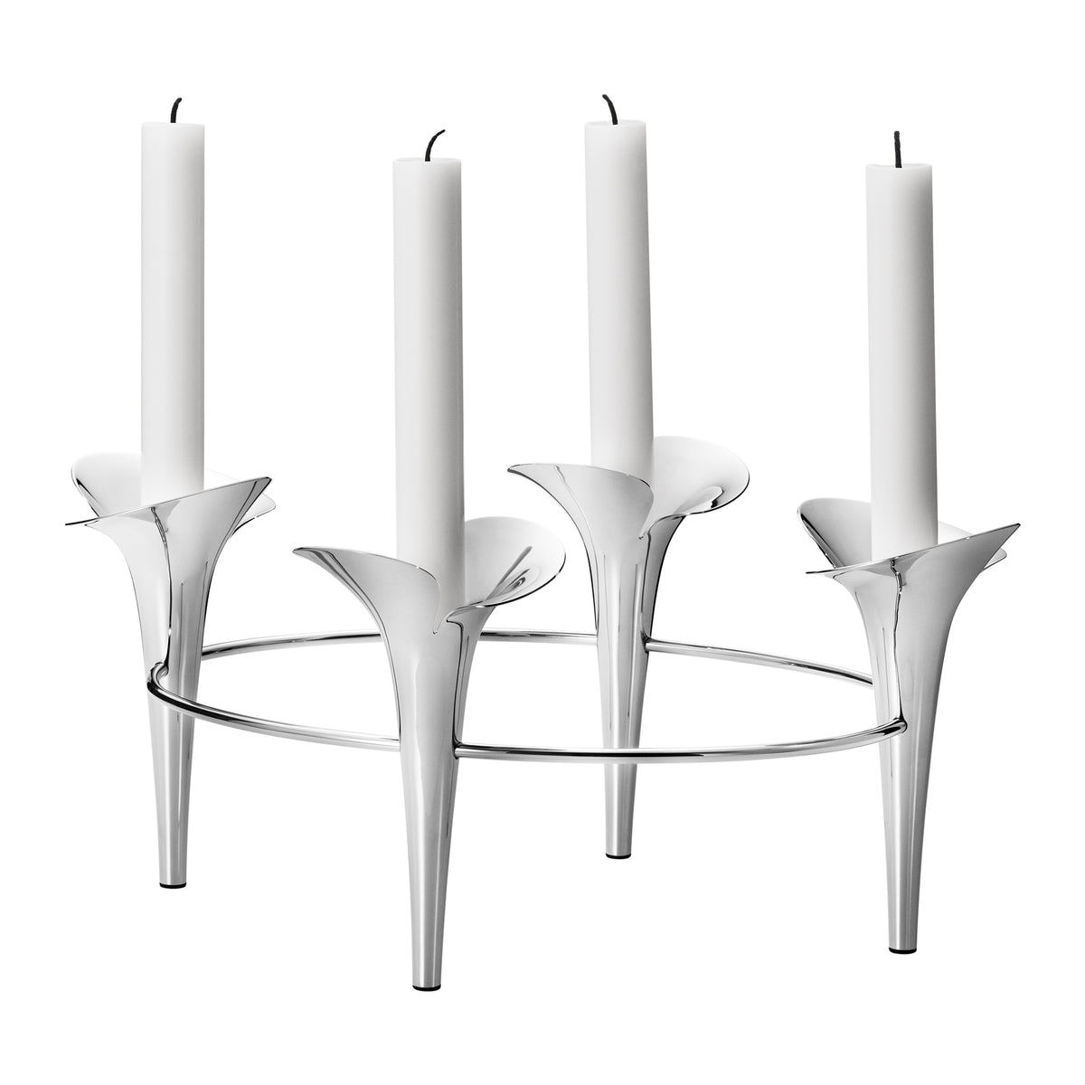 Georg Jensen - Bloom Botanica Kerzenständer | silber