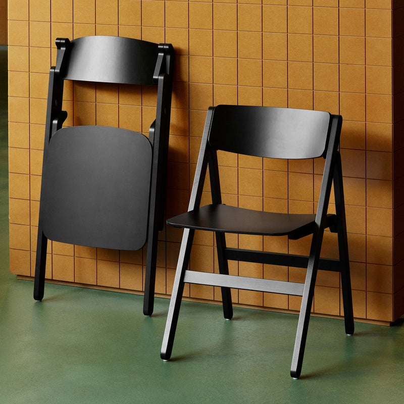 HAY - Backflip Chair | Anthrazit, halbtransparent lackiert