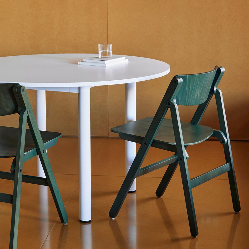 HAY - Backflip Chair | Zederngrün, halbtransparent lackiert