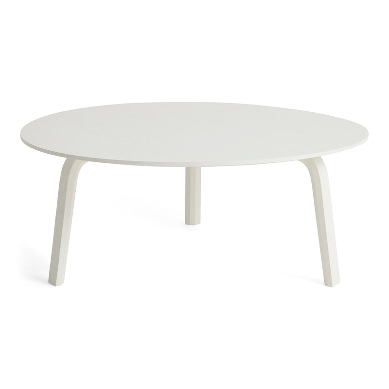 HAY - Bella Couchtisch | Ø 80 x H 32 cm / Eiche weiß lackiert