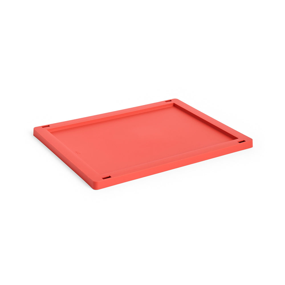 HAY - Kunststoffdeckel für Colour Crate M | M / rot