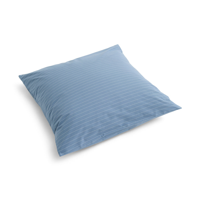 HAY - Fineline Kopfkissenbezug | 80 x 80 cm / blue, 70 x 50 cm / blau