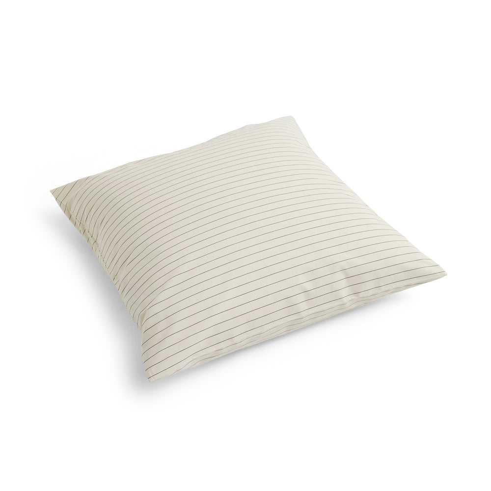 HAY - Fineline Kopfkissenbezug | 80 x 80 cm / ivory, 70 x 50 cm / elfenbein