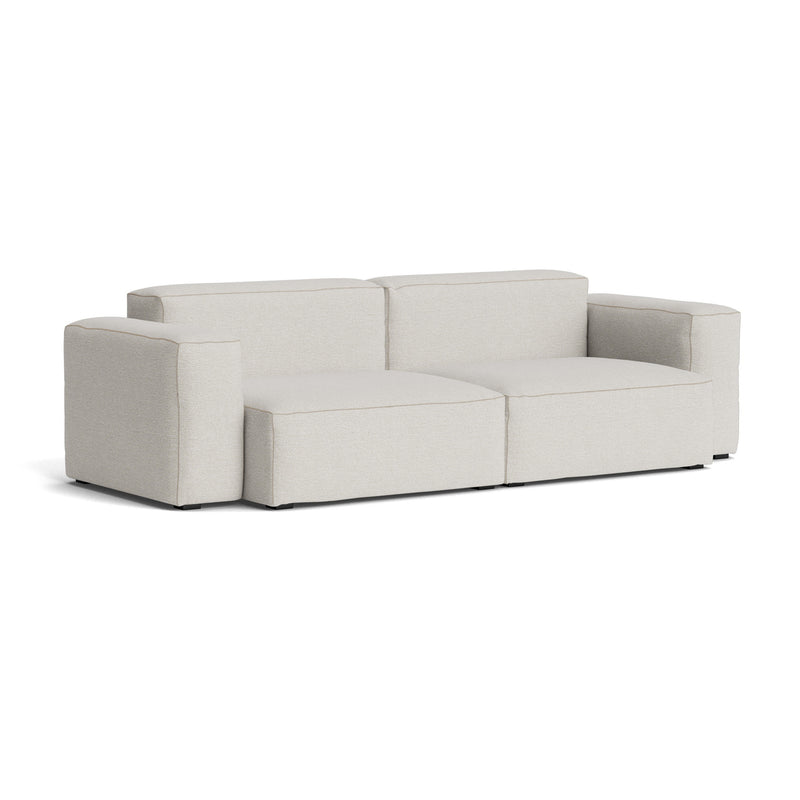 HAY - Mags Soft Sofa 2,5-Sitzer mit niedriger Armlehne | Story hellgrau (102)