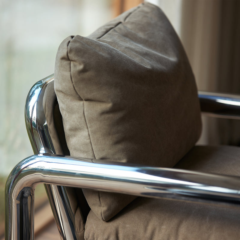 HKliving - Chrom Loungesessel