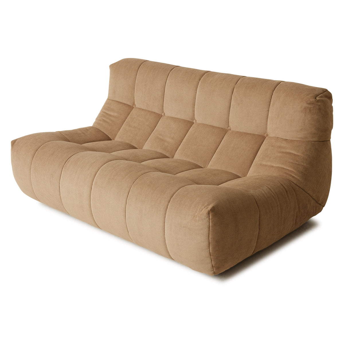 HKliving - Lazy Lounge Sofa | Cord braun
