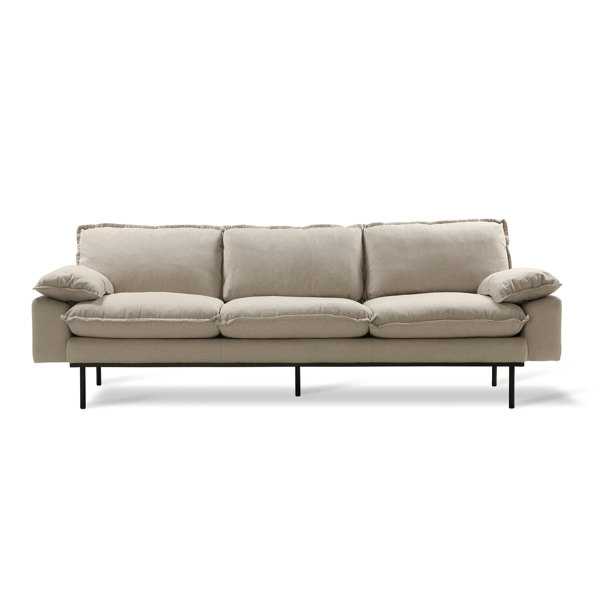 HKliving - Retro Sofa 4-Sitzer | beige