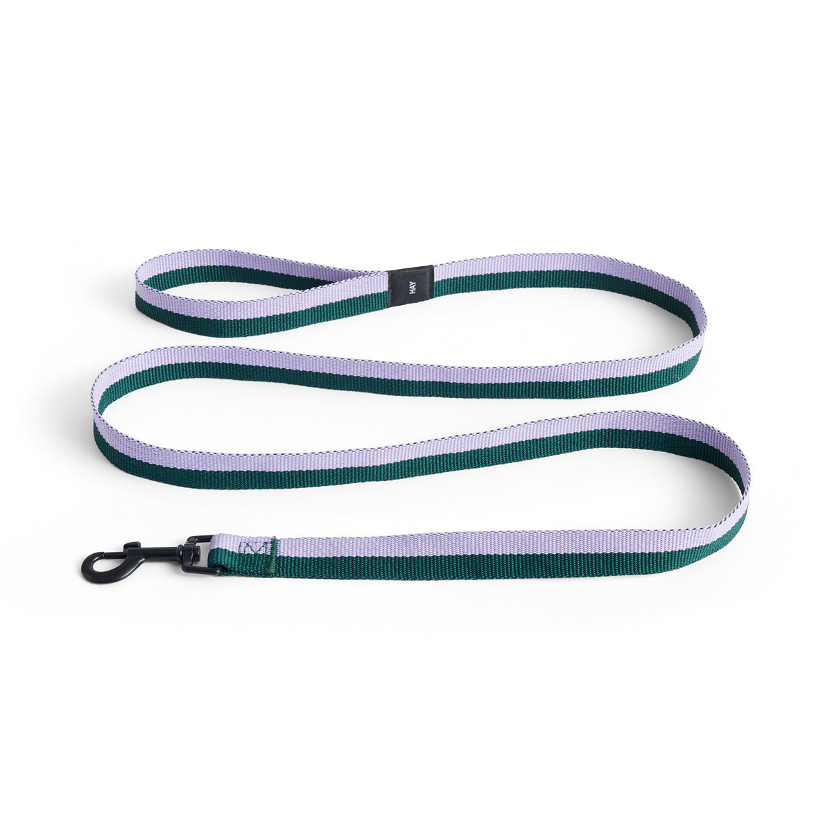 HAY - Dogs Hundeleine | flach / M/L / lavendel / grün