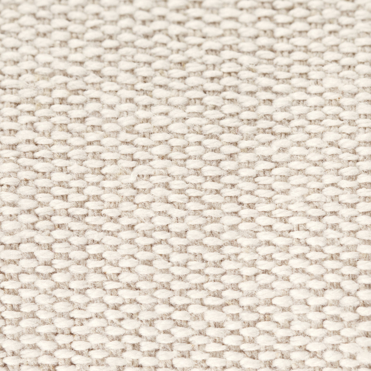 Hem - Puffy Ottoman | stainless steel, cream