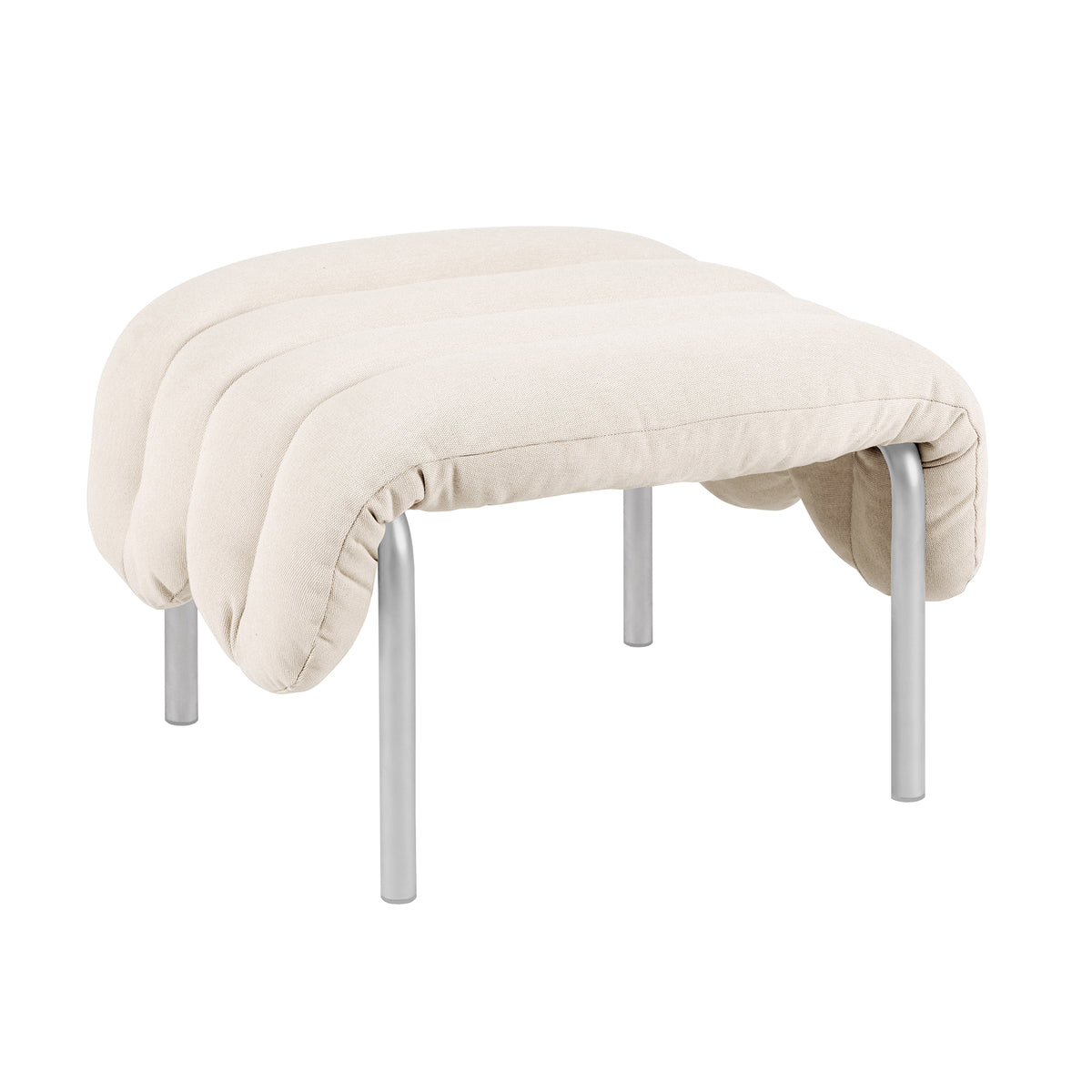 Hem - Puffy Ottoman | stainless steel