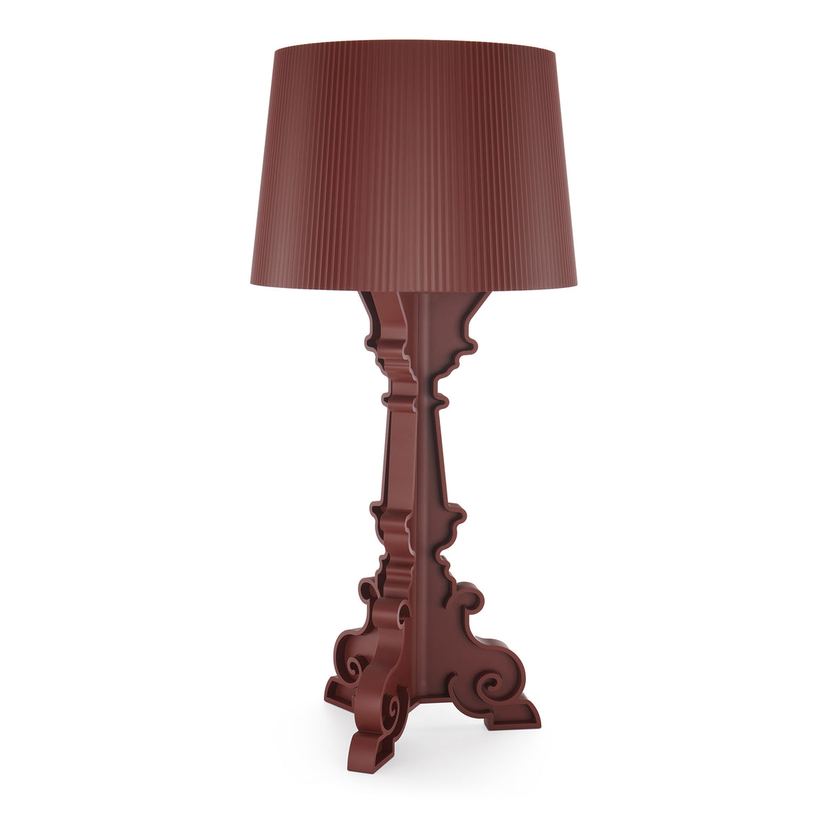 Kartell - Bourgie Tischleuchte | burgunderrot matt