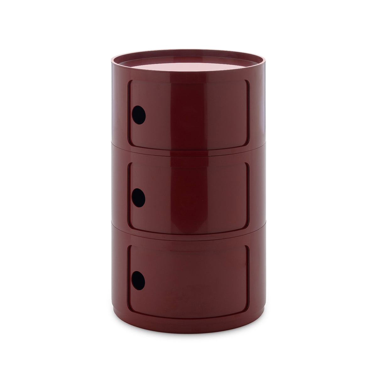 Kartell - New Big Componibili Container | H 69,5 cm / burgunder