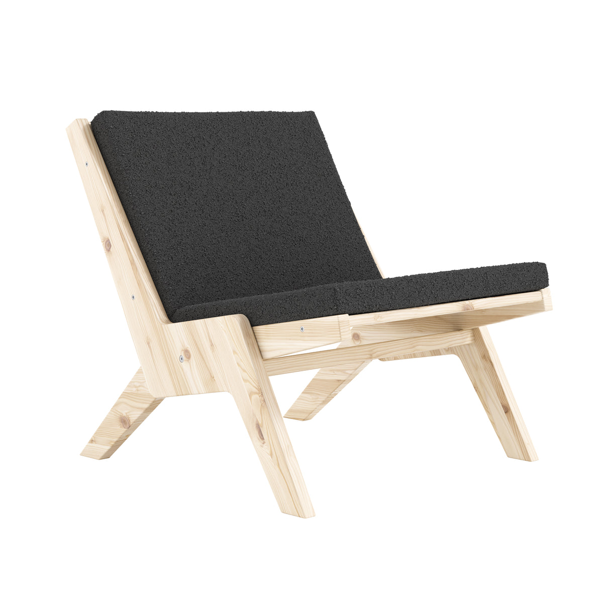 Karup Design - Sway Lounge Chair mit Sitzkissen | 621 Midnight Grey