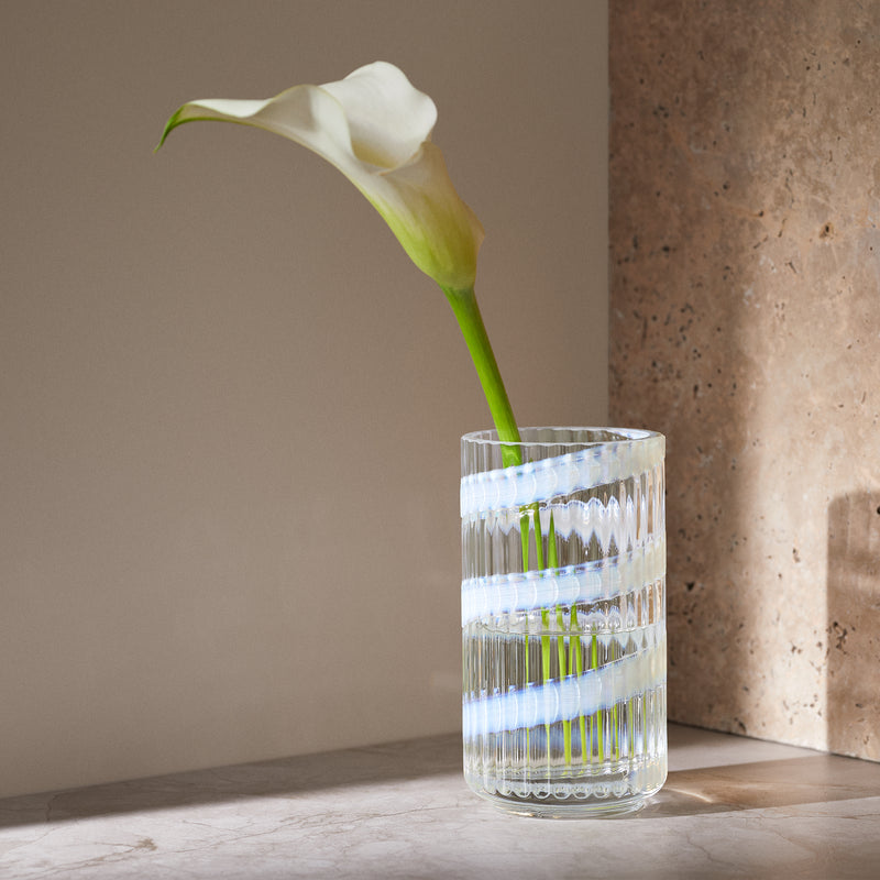 Lyngby Porcelæn - Glasvase H 31 cm