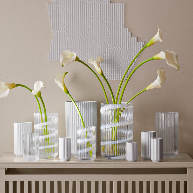 Lyngby Porcelæn - Glasvase H 31 cm