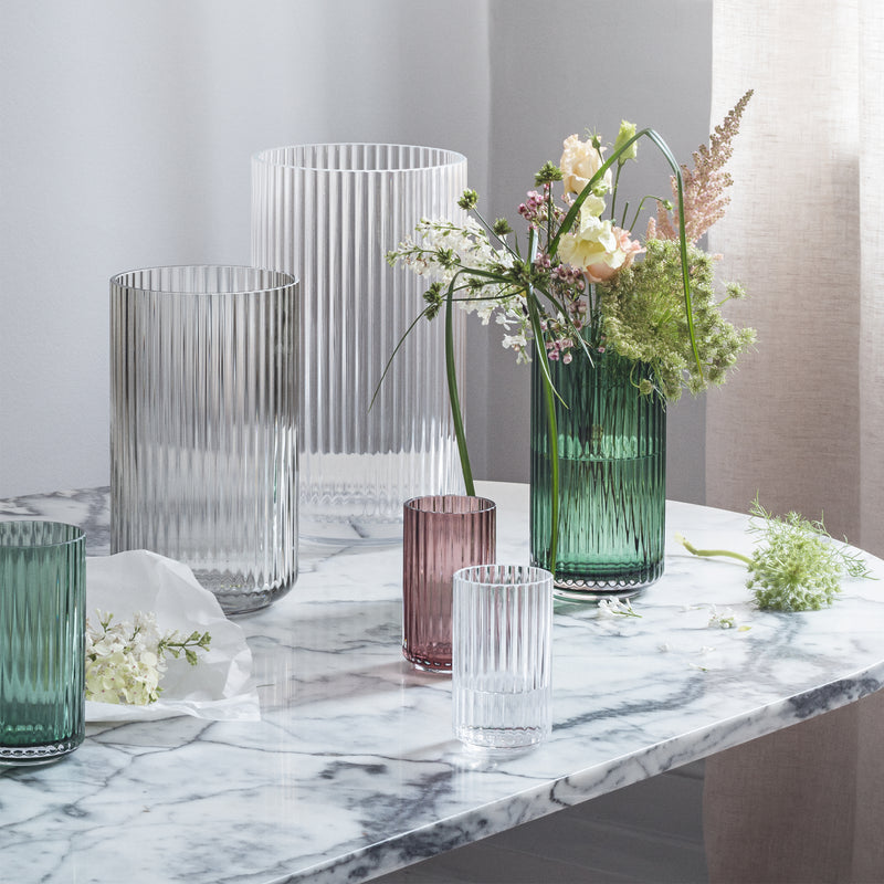 Lyngby Porcelæn - Glasvase H 31 cm