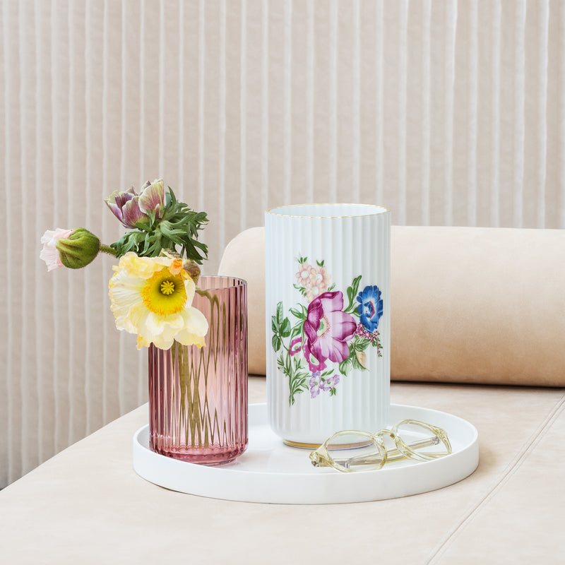 Lyngby Porcelæn - Glasvase H 20 cm