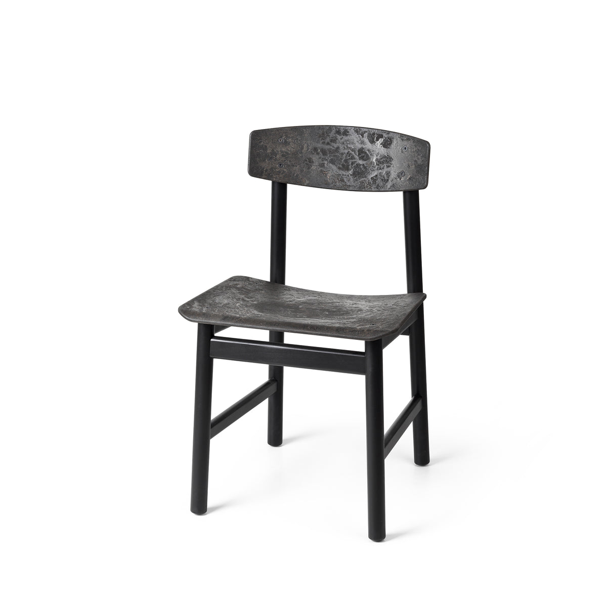 Mater - BM3162 Stuhl | Buche schwarz/schwarz (Coffee Waste Edition)