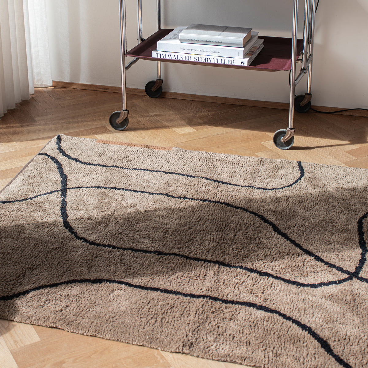 Mette Ditmer - Shadow Teppich | 100 x 140 cm / braun