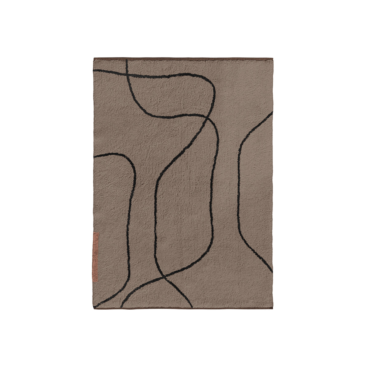 Mette Ditmer - Shadow Teppich | 100 x 140 cm / braun