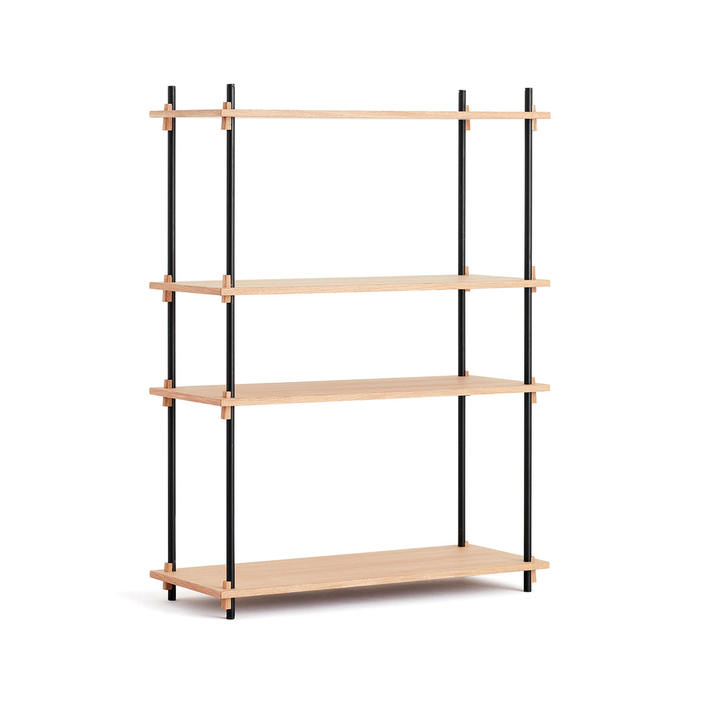 Moebe - Shelving System | Eiche geölt / Medium Single / schwarz